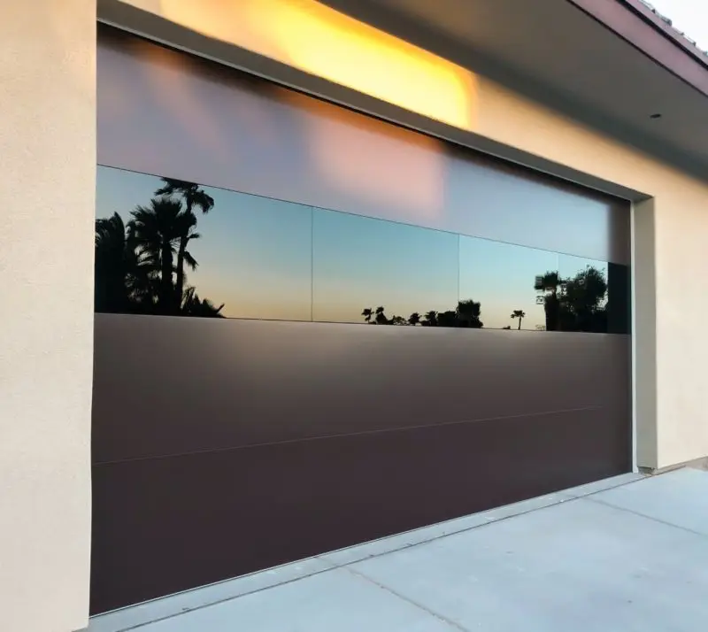 New modern full-view garage door installation on a home near Strathroy, ON